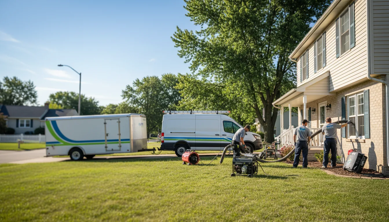 Flooded Basement Restoration And Cleanup With Repair in Algonquin, IL near me